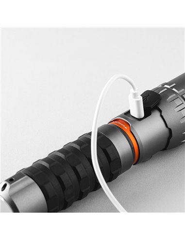 Linterna slyde king 2k. linterna+lámpara cob recargable. nebo