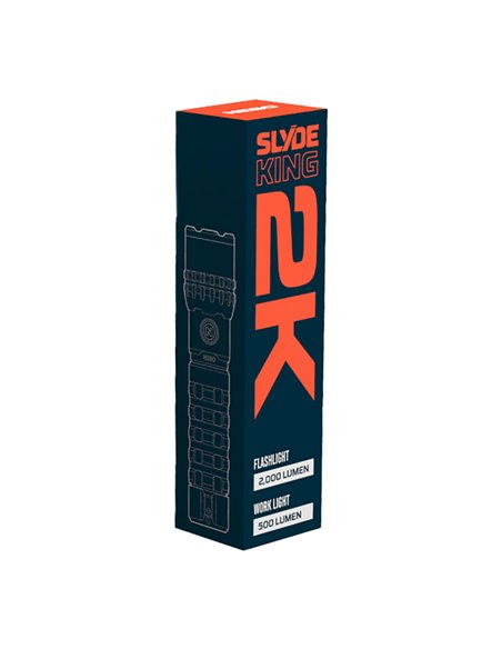 Linterna slyde king 2k. linterna+lámpara cob recargable. nebo