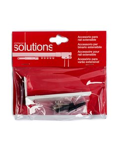 Soporte central doble riel reforzado blanco (1ud)cintacor - storplanet 2