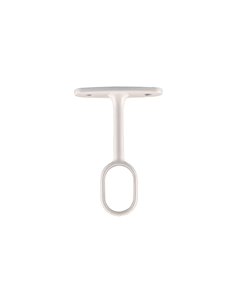 Soporte armario central ovalado blanco (1 ud) cintacor - storplanet