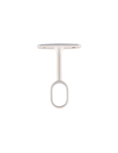 Soporte armario central ovalado blanco (1 ud) cintacor - storplanet