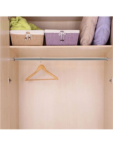 Soporte armario central ovalado blanco (1 ud) cintacor - storplanet