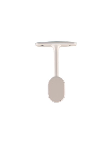 Soporte armario terminal ovalado blanco (2 uds) cintacor - storplanet