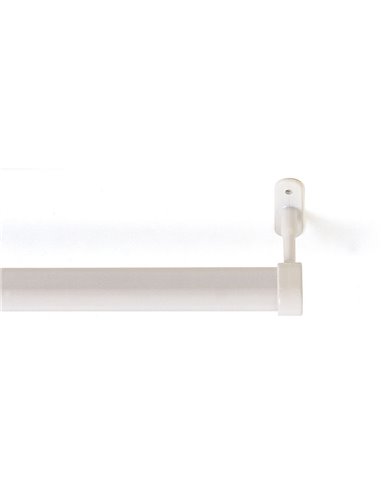 Soporte armario terminal ovalado blanco (2 uds) cintacor - storplanet