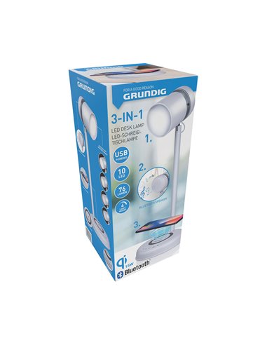 Lámpara de escritorio led 3 en 1 modelo b grundig