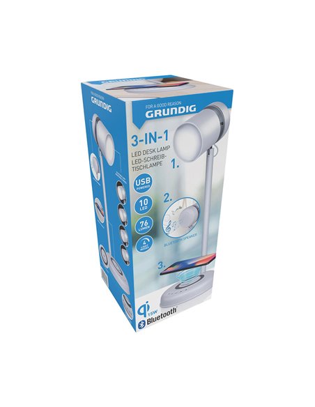Lámpara de escritorio led 3 en 1 modelo b grundig