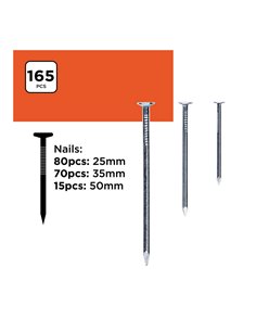 Surtido de clavos 165 piezas black+decker 2