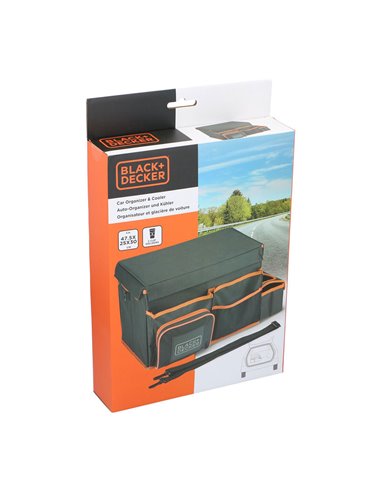 Organizador para automóvil con enfriador black+decker
