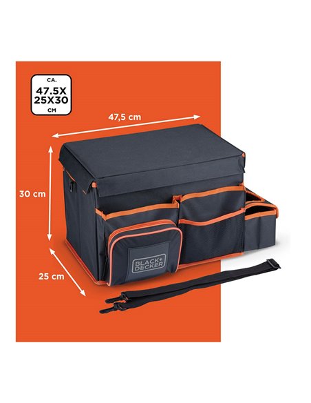 Organizador para automóvil con enfriador black+decker