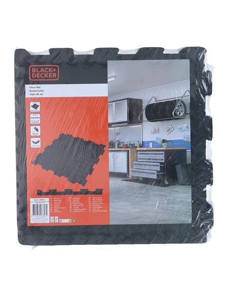 Baldosas de espuma eva 6 piezas black+decker
