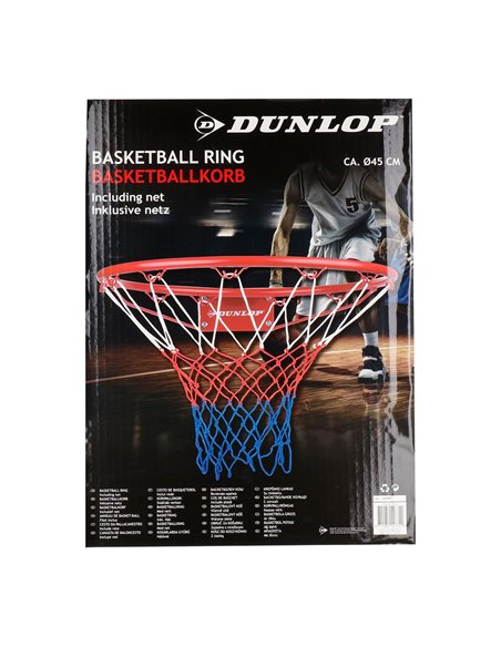 Aro de baloncesto d45 cm dunlop