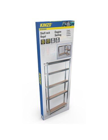 Estantería de 5 baldas kinzo