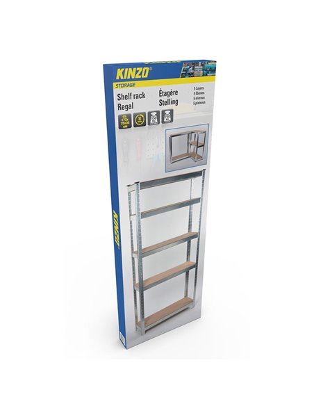 Estantería de 5 baldas kinzo