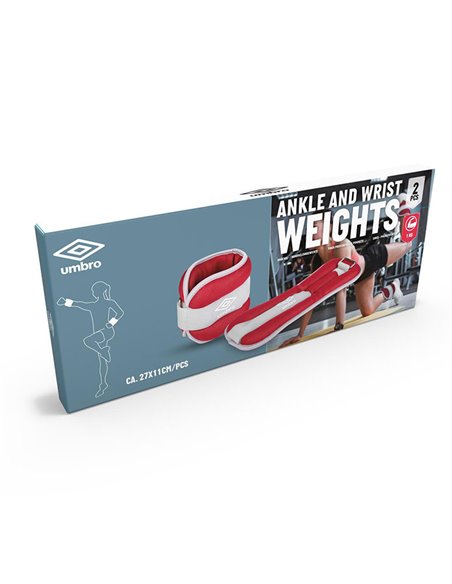 Pack 2 pesos para tobillos/muñecas 1000 gramos umbro