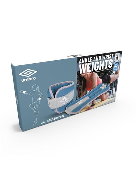 Pack 2 pesos para tobillos/muñecas 500 gramos umbro