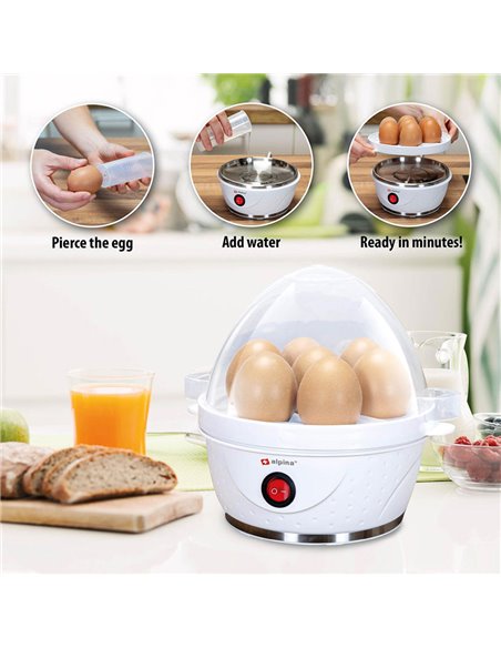 Cocedor de huevos 230v 320-380w alpina