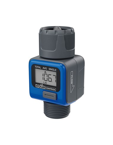 Caudalímetro digital conexión rh 3/4" c2500 aqua control