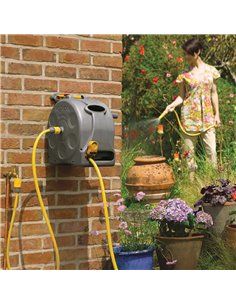 Portamanguera compact reel con 25m. de manguera 2415r0000 hozelock 2