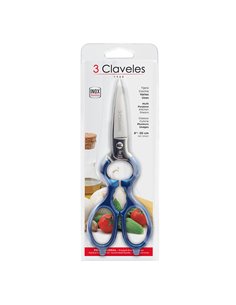 Tijera cocina varios usos inox me. 8" d 3 claveles 2