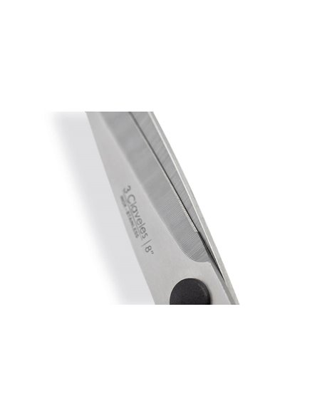 Tijera cocina ergo 8" d 3 claveles
