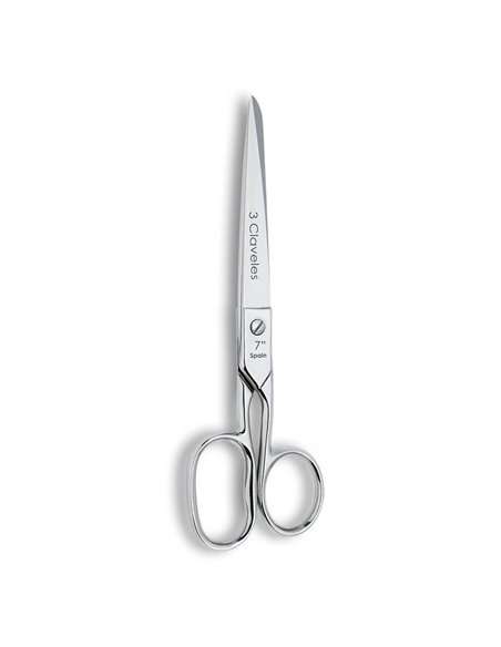 Tijera modista 7" b 3 claveles