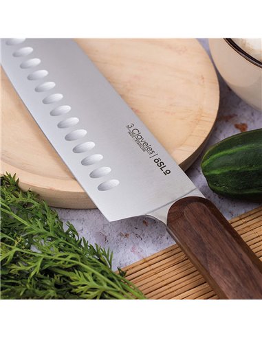 Cuchillo santoku oslo 17,5 cm - 7" e 3 claveles
