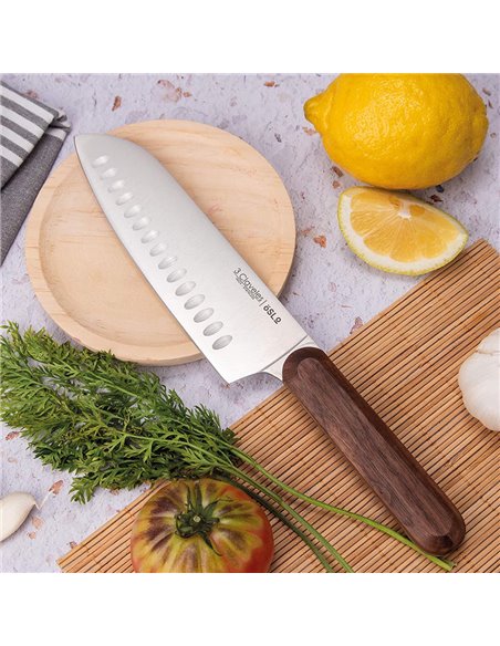 Cuchillo santoku oslo 17,5 cm - 7" e 3 claveles