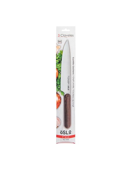 Cuchillo cocinero oslo 20 cm - 8" e 3 claveles