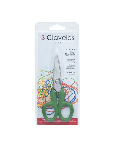 Tijera electricista clasica aislante 5" d 3 claveles