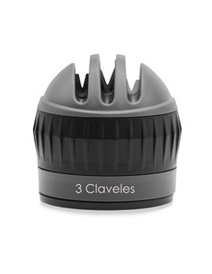Afilador cuchillos 3 pasos ventosa 3 claveles