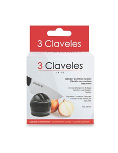 Afilador cuchillos 3 pasos ventosa 3 claveles 2