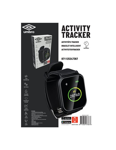 Reloj monitor de actividad rectangular umbro