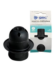 Lampholder with washer E27 black 4A 250V GSC 2200290 2