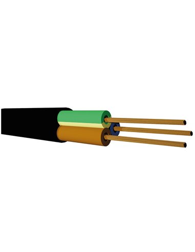 Rolo 50M Mangueira Flexível RV-K (3x1,5mm) Preta