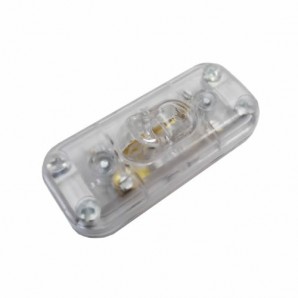 Interruptor Unipolar 2A Montado Transparente