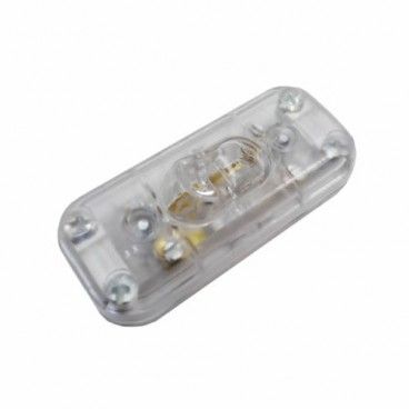 Interruptor Unipolar 2A Montado Transparente