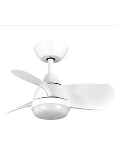 Ventilateur DC 24W Pirdo Blanc 3 Pales