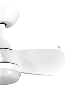 Ventilateur DC 24W Pirdo Blanc 3 Pales 2