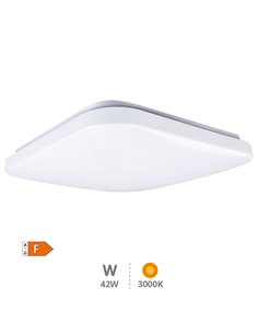 Plafon LED quadrado Bogen 42W 3000K 2