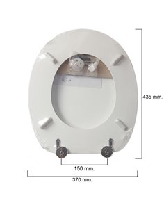 Tapa Wc  Blanco Deluxe 2