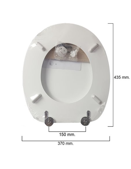 Tapa Wc  Blanco Deluxe
