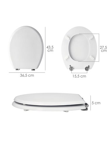 Tapa Wc  Blanco Deluxe