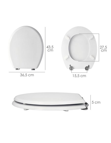 Tapa Wc  Blanco Deluxe
