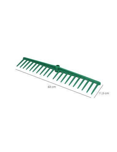Rastrillo Polipropileno 20 Puas Profesional 63 cm. Rastrillo Jardin, Rastrillo Aceituna, Rastrillo Hojas, Cepillo Hojas Jardin,