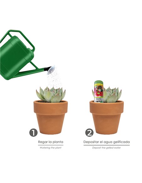 Agua Gelificada Para Riego Con Dispensador 300 ml.