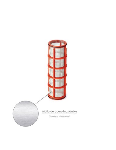 Filtro Con Malla Interior 1" Para Sistema De Goteo (Malla 100 Mesh) Riego Por Goteo, Microaspersión, Riego Por Nebulizacion