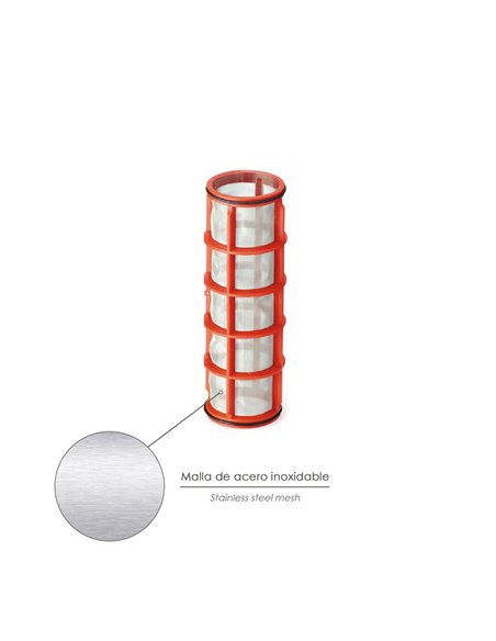 Filtro Con Malla Interior 1" Para Sistema De Goteo (Malla 100 Mesh) Riego Por Goteo, Microaspersión, Riego Por Nebulizacion