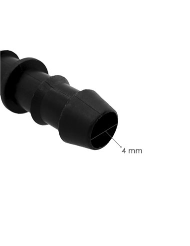 Enlace Simple Para Tuberias Goteo Ø 16 mm. (Bolsa 100 Piezas)