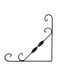 Palomilla Ornamental Reforzada Color Negro 200x200 cm. Palomilla Estante, Soporte Estanteria Escuadra Leja 2