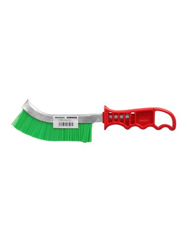 Cepillo Manual P.V.C. Mango De Plástico Rojo Multifuncional Resistente y Duradero